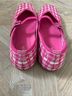 Vivaia Plaid Pink White Flats Size 9 1/2 - photo 4