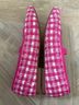 Vivaia Plaid Pink White Flats Size 9 1/2 - photo 7