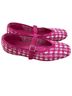 Vivaia Plaid Pink White Flats Size 9 1/2 - photo 2