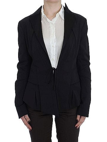 Exte Black Stretch Single Breasted Blazer Women's Jacket (view 1)