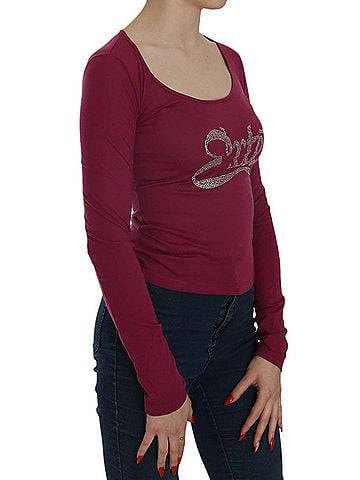 Exte Crystal Embellished Long Sleeve Casual Women's Top (view 2)