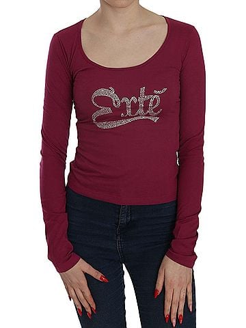 Exte Crystal Embellished Long Sleeve Casual Women's Top (view 1)