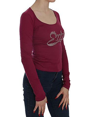 Exte Crystal Embellished Long Sleeve Casual Women's Top (view 2)