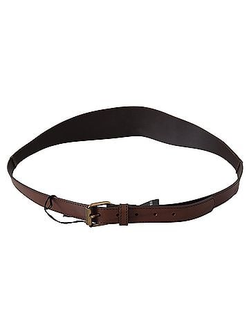 Plein Sud Brown Leather Gold Metal Buckle Women's Belt (view 2)