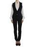 Exte 100% Rayon Solid Black Black One Button Three Piece Women's Suit Size M - photo 6