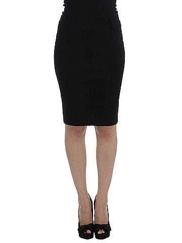 Plein Sud Black Straight Pencil Women's Skirt (view 1)
