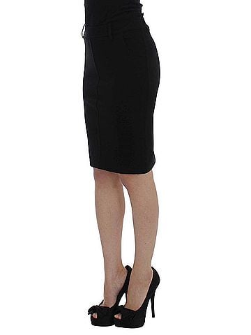 Plein Sud Black Straight Pencil Women's Skirt (view 2)