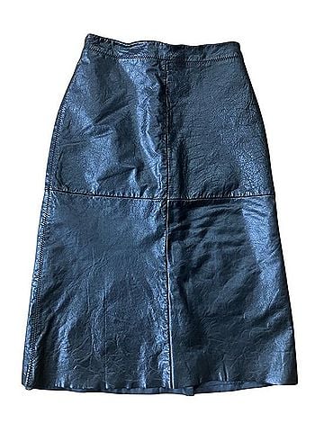 Gap Leather Panel Midi Pencil Skirt Leather Skirt (view 1)