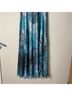 Komarov 100% Polyester Floral Multi Color Teal Blue Casual Dress Size XL - photo 5