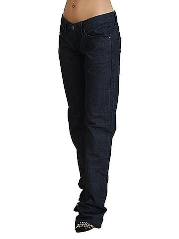 Exte Dark Blue Low Waist Straight Fit Women Denim Women's Jeans (view 2)