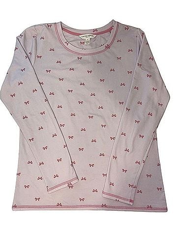 Laura Ashley Pink Bow Thermal Set Jumpsuit (view 1)