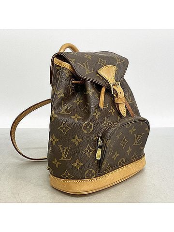 Louis Vuitton Louis Vuitton Backpack/Daypack Monogram Mini Montsouris M51137 Brown Women's (view 2)