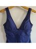 Quince Solid Blue One Piece Swimsuit Size S - photo 4