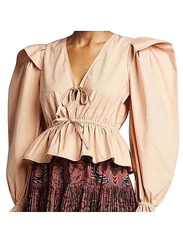 Ulla Johnson Sabina Long Sleeve Blouse (view 1)