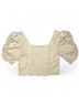 Express 100% Polyester Ivory Short Sleeve Blouse Size L - photo 4