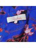 Parker Floral Blue Pink Black Red Long Sleeve Blouse Size L - photo 3