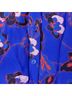Parker Floral Blue Pink Black Red Long Sleeve Blouse Size L - photo 5