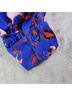 Parker Floral Blue Pink Black Red Long Sleeve Blouse Size L - photo 7