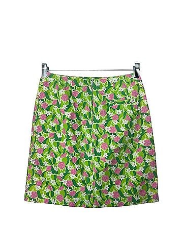 Lilly Pulitzer Pistachio Fine Vine Floral A-Line Skirt Casual Skirt (view 2)