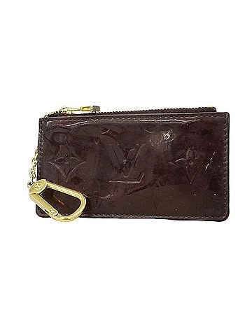 Louis Vuitton Louis Vuitton Vernis Pochette Clé M93518 Amarante Women's Wallet/Coin Case (view 1)