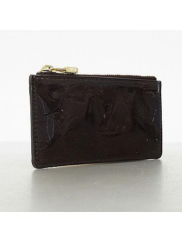 Louis Vuitton Louis Vuitton Vernis Pochette Clé M93518 Amarante Women's Wallet/Coin Case (view 2)