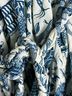 Rhode 100% Cotton Animal Print Floral White Blue Casual Dress Size XS - photo 10