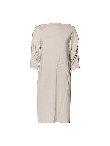 Roberto Cavalli Ivory Viscose Sheath Knee Length Women's Dress (view 1)