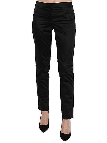 Exte Black Mid Waist Skinny Dress Formal Trousers Women's Pants (view 1)