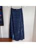 Marimekko 100% Recycled Polyester Floral Blue Black Formal Skirt Size XXS - photo 5