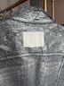 Marc Jacobs 100% Cotton Solid Silver Denim Jacket Size L - photo 5