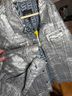 Marc Jacobs 100% Cotton Solid Silver Denim Jacket Size L - photo 4
