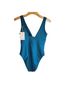 Quince Solid Teal One Piece Swimsuit Size S - photo 2