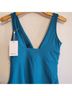 Quince Solid Teal One Piece Swimsuit Size S - photo 7