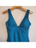 Quince Solid Teal One Piece Swimsuit Size S - photo 4