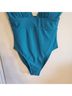 Quince Solid Teal One Piece Swimsuit Size S - photo 5