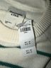 Abercrombie & Fitch Stripes White Green Pullover Sweater Size S - photo 4