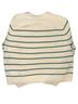 Abercrombie & Fitch Stripes White Green Pullover Sweater Size S - photo 2