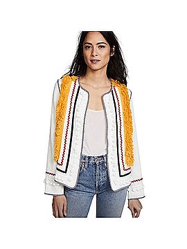English Factory Fringe Blazer Jacket (view 1)