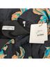 Sandro 100% Viscose 100% Polyester Floral Black Blue Casual Dress Size 4 - photo 5