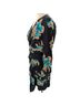 Sandro 100% Viscose 100% Polyester Floral Black Blue Casual Dress Size 4 - photo 2