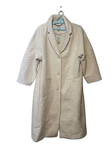 Maeve Tailored Bouclé Long Coat Coat (view 1)