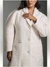 Maeve 100% Polyester White Ivory Coat Size 2X - photo 5
