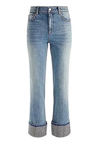 Alice + Olivia WEEZY EMBELLISHED JEAN Jeans (view 1)