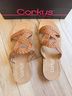 Corkys Solid Brown Sandals Size 7 - photo 3