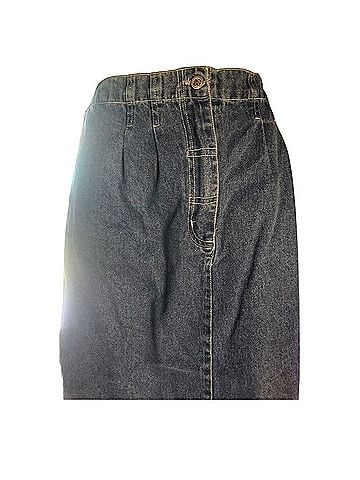 Bill Blass Bill Blass Skirt Denim Skirt (view 2)