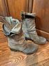 A.S.98 100% Suede Gray Ankle Boots Size 9 - photo 5