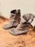 A.S.98 100% Suede Gray Ankle Boots Size 9 - photo 8