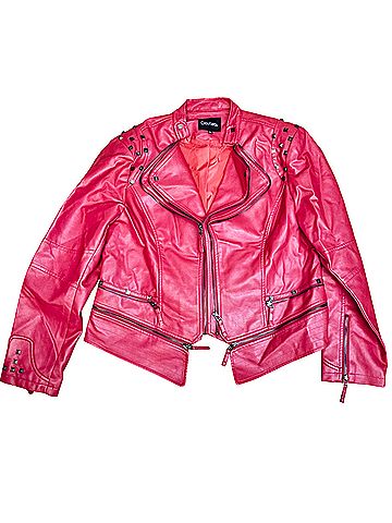 Chouyatou Faux Leather Jacket (view 1)