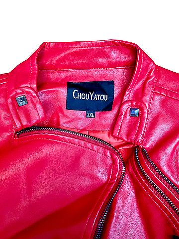 Chouyatou Faux Leather Jacket (view 2)