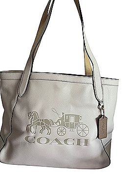 Coach Leather Tote (view 1)